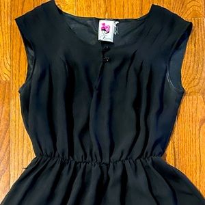 Black cocktail dress
